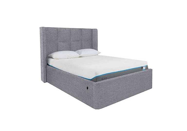 Shiva Electric Ottoman Bed Frame - Double - Gatsby Mountain Haze