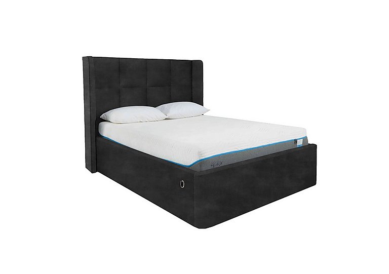 Shiva Electric Ottoman Bed Frame - Double - Sanderson Coal