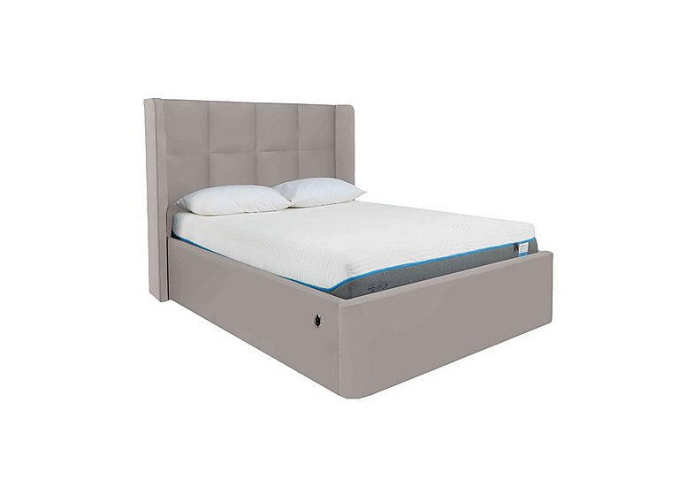 Shiva Electric Ottoman Bed Frame - Double - Velvet Slate
