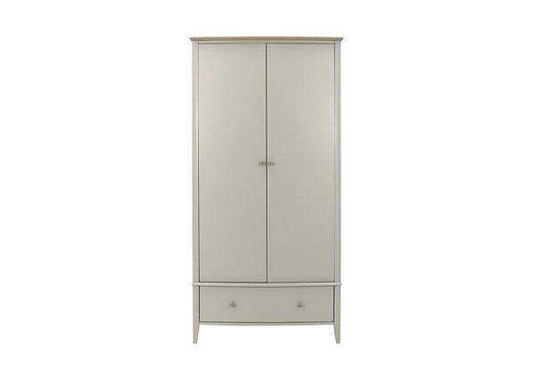 Cotswold Double Wardrobe  Soft Grey | Bed Sava