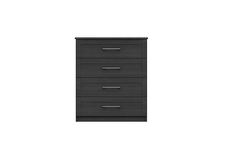 London Bedrooms - Fenchurch 4 Drawer Chest - Graphite