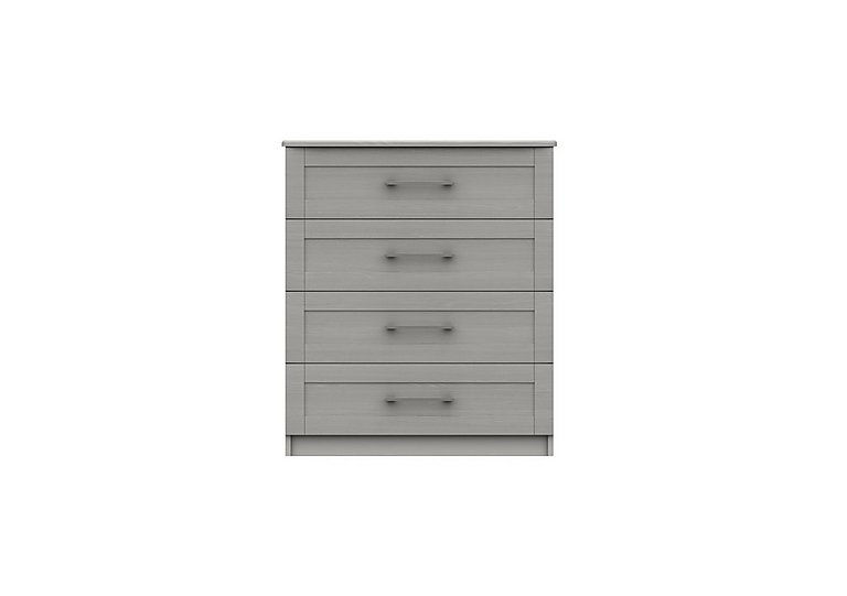 London Bedrooms - Fenchurch 4 Drawer Chest - Light Grey