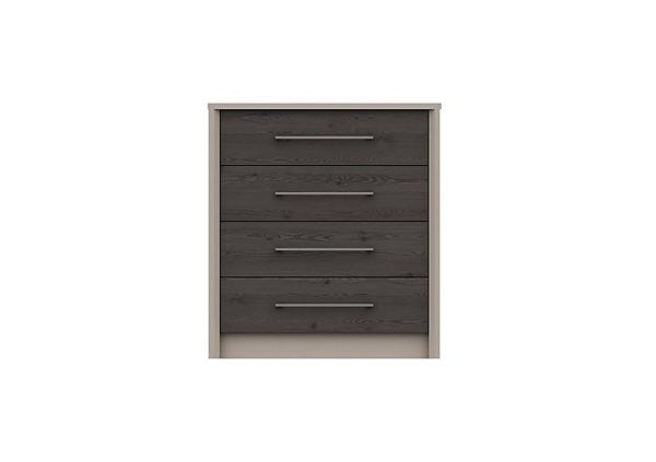 London Bedrooms  Paddington 4 Drawer Chest  Anthracite | Bed Sava