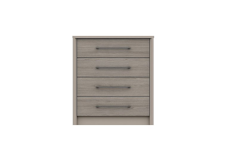 London Bedrooms - Paddington 4 Drawer Chest - Grey Oak
