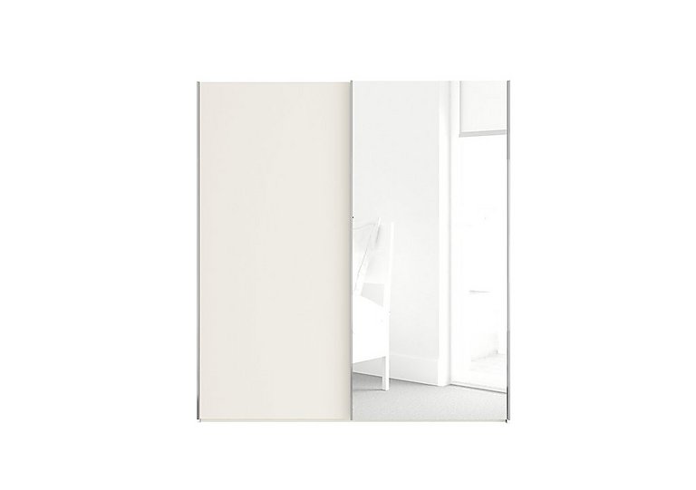 Wiemann - Oxford 2 Door Sliding 200 cm Wardrobe with Mirror - White