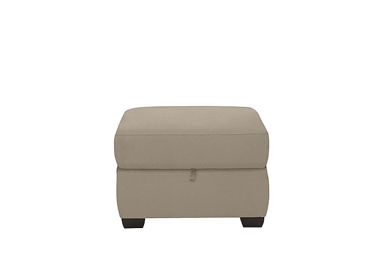 Optimus HW Leather Storage Footstool