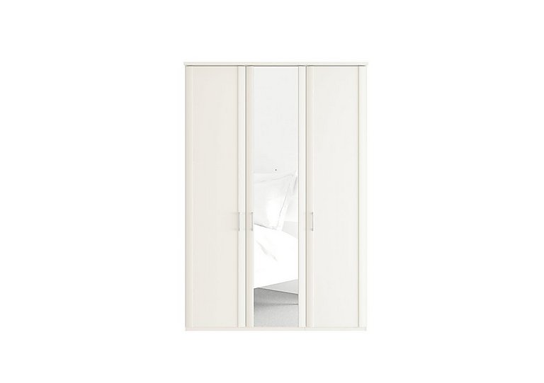 Wiemann - Oxford 3 Door Hinged Wardrobe with Mirror - White