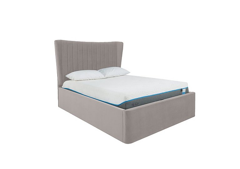 Roman Bed Frame - Double - Velvet Slate