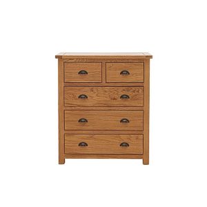 Atlantic 2 + 3 Chest of Drawers  Oak | Bed Sava