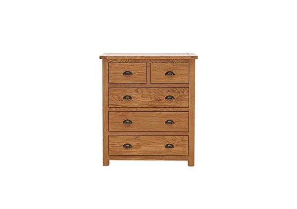 Atlantic 2 + 3 Chest of Drawers  Oak | Bed Sava