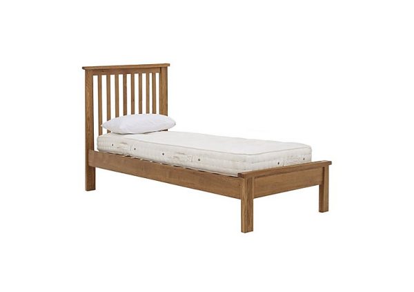 Atlantic Bed Frame  Single  Oak | Bed Sava