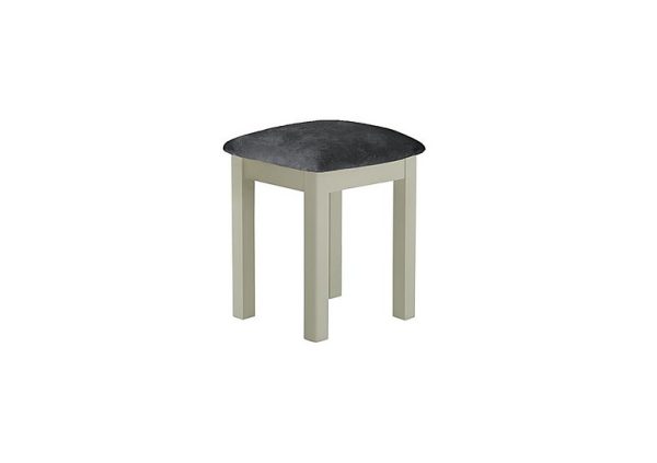 Atlantic Dressing Table Stool  Stone | Bed Sava