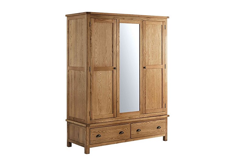 Atlantic Triple Wardrobe - Oak
