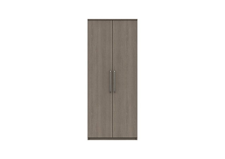 London Bedroomsfriars 2 Door Wardrobe  Beige Grey Oak | Bed Sava