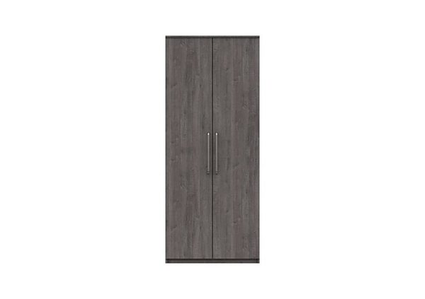 London Bedroomsfriars 2 Door Wardrobe  Dark Grey Oak | Bed Sava
