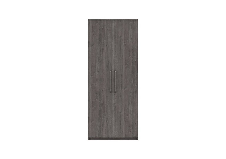 London Bedroomsfriars 2 Door Wardrobe  Dark Grey Oak | Bed Sava
