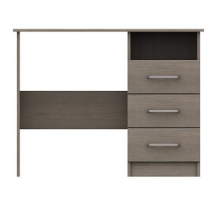 London Bedroomsfriars 3 Drawer Dressing Table  Beige Grey Oak | Bed Sava
