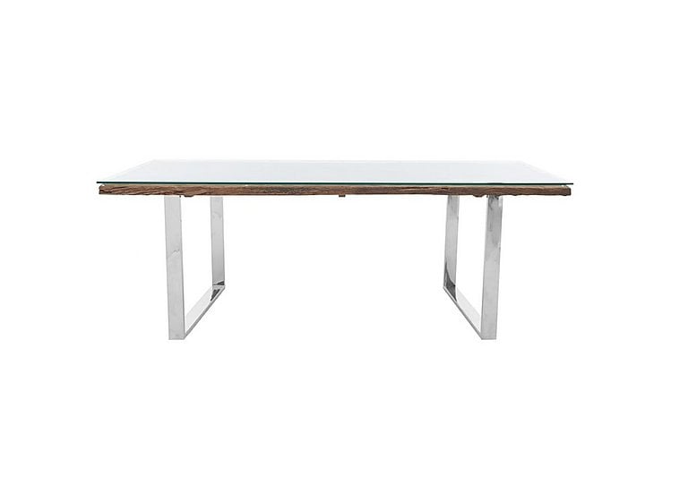 Chennai Dining Table with U-Shaped Legs - 180-cm