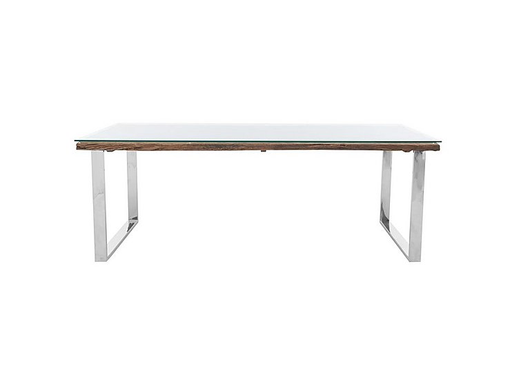 Chennai Dining Table with U-Shaped Legs - 220-cm