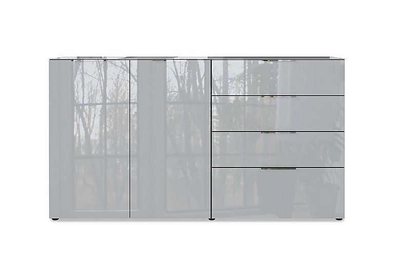 Clio Large Sideboard - Silver Grey