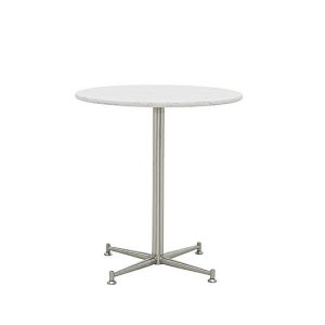 Cortina Round Dining Table  100 cm  Bianco Miami Quartz | Bed Sava