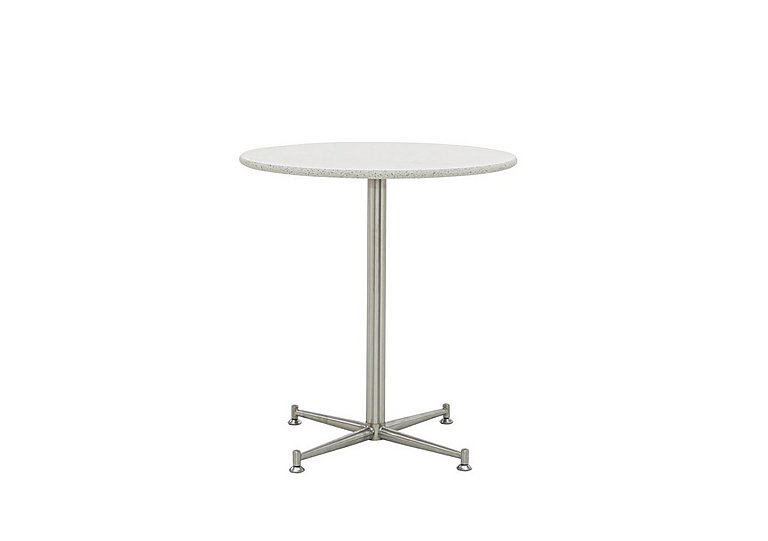 Cortina Round Dining Table - 80-cm - Starlight White Quartz