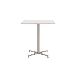Cortina Square Dining Table  65 cm  Bianco Miami Quartz | Bed Sava