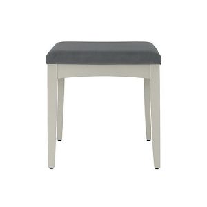 Cotswold Dressing Table Stool  Soft Grey | Bed Sava