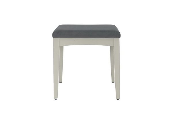 Cotswold Dressing Table Stool  Soft Grey | Bed Sava