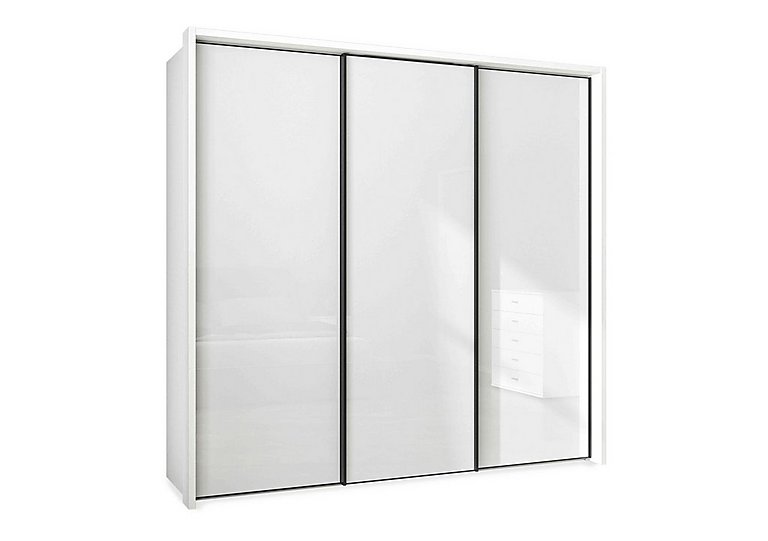 Wiemann - Dallas 235cm 3 Door Sliding Glass Wardrobe