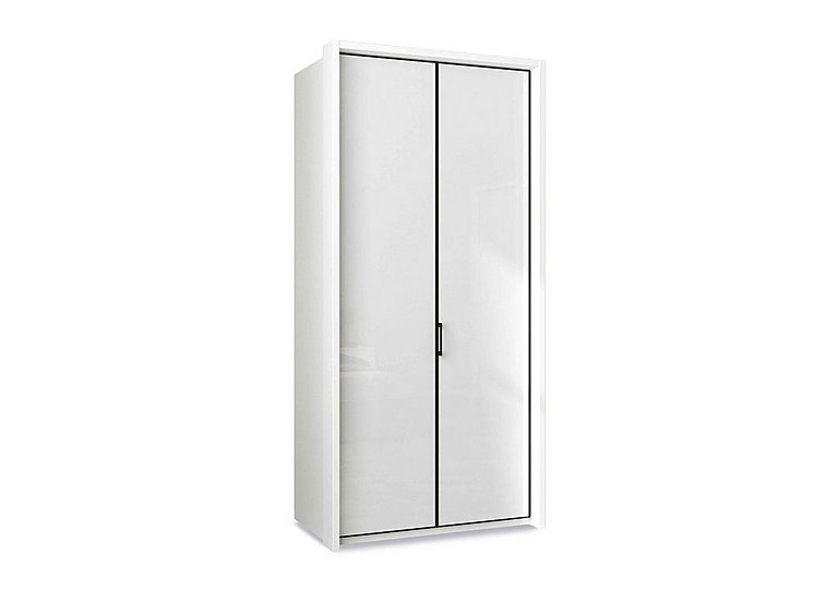 Wiemann - Dallas 107cm 2 Door Hinged Glass Wardrobe