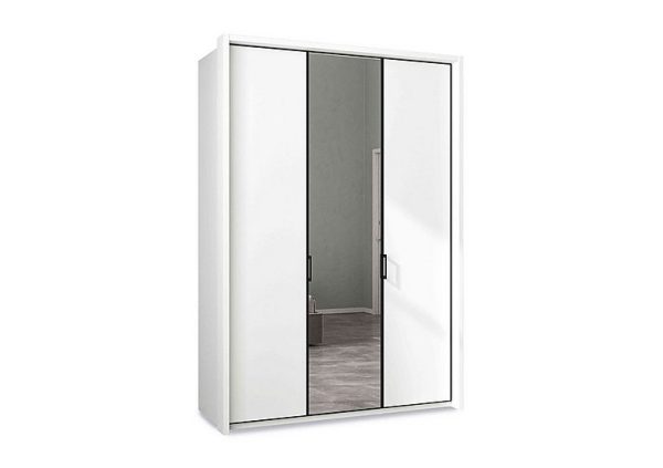 Wiemann  Dallas 157cm 3 Door Hinged Wardrobe with Mirror Door | Bed Sava