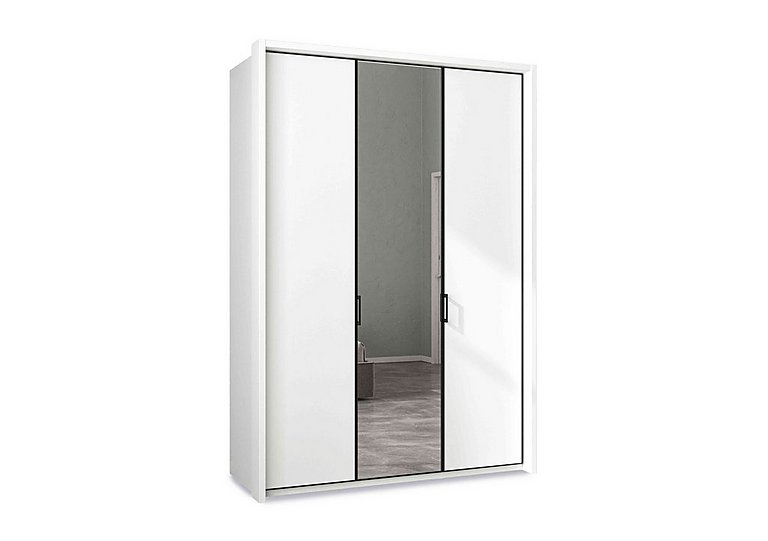 Wiemann - Dallas 157cm 3 Door Hinged Wardrobe with Mirror Door