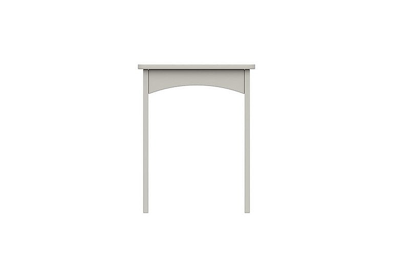 London Bedrooms - Euston Dressing Table Stool - Grey Oak/White Grey Gloss