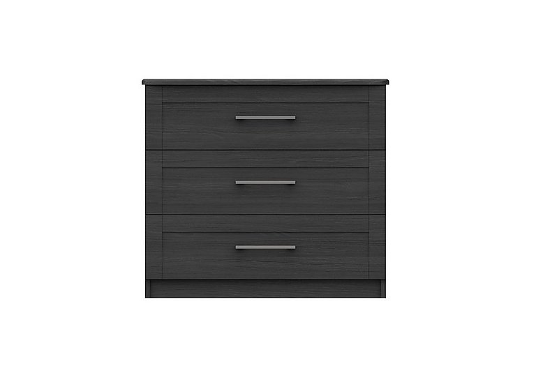 London Bedrooms - Fenchurch 3 Drawer Chest - Graphite
