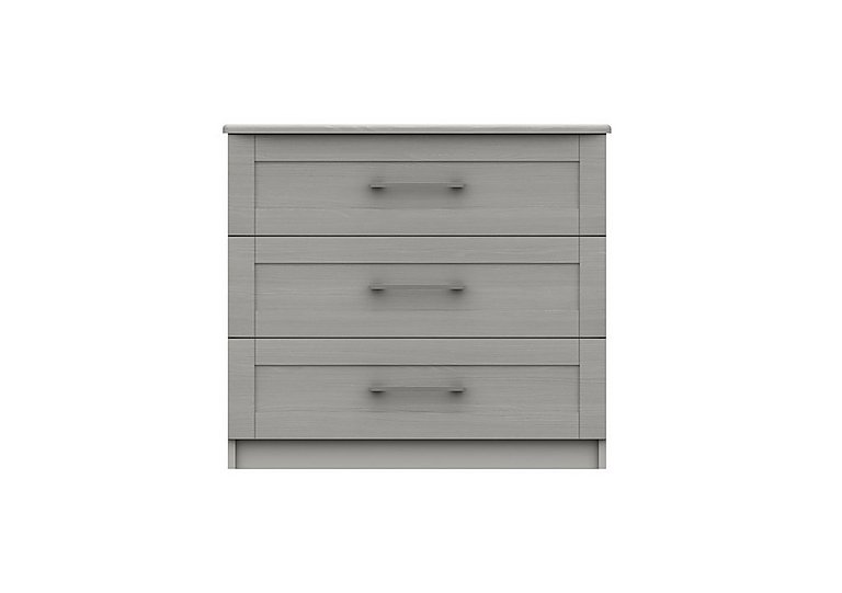 London Bedrooms - Fenchurch 3 Drawer Chest - Light Grey