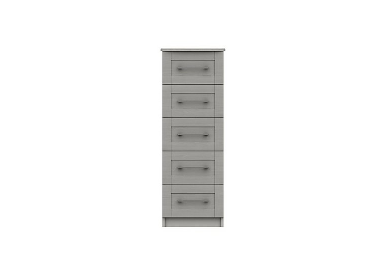 London Bedrooms - Fenchurch 5 Drawer Narrow Chest