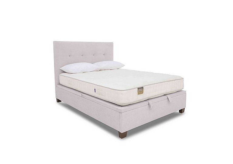 Hadley Ottoman Bed Frame - Double - Maskat Clay