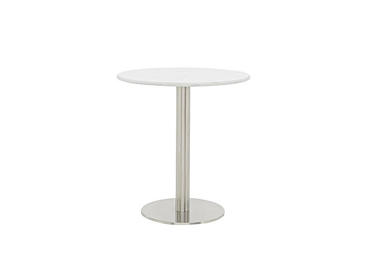 Helsinki Round Dining Table - 90-cm - Bianco Miami Quartz