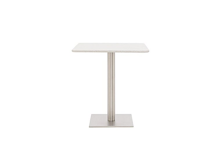 Helsinki Square Dining Table - 70-cm - Starlight White Quartz