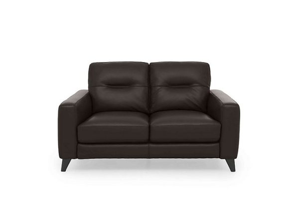 Jules 2 Seater NC Leather Sofa | Bed Sava