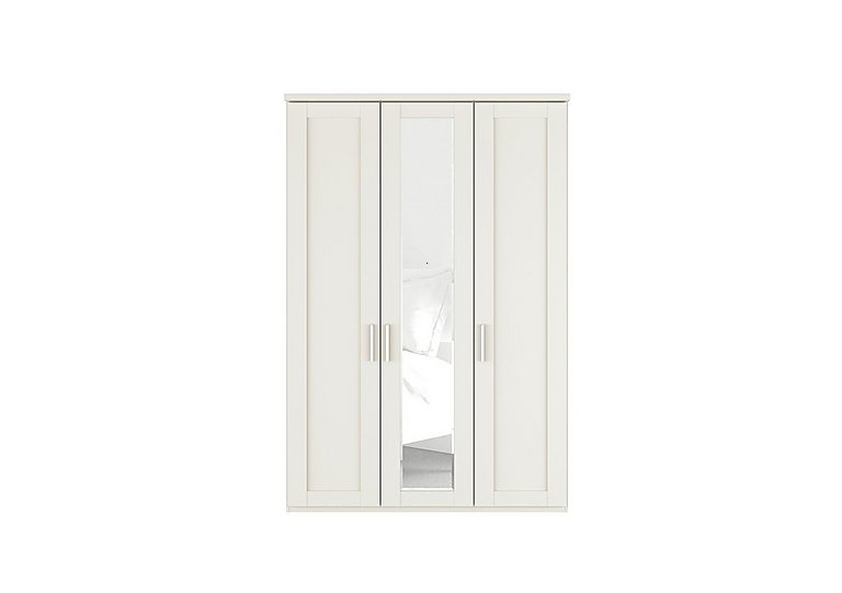 Wiemann - Kempton 3 Door Hinged Wardrobe with Mirror - White