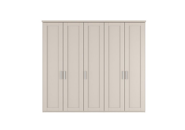 Wiemann - Kempton 5 Door Hinged Wardrobe - Champagne