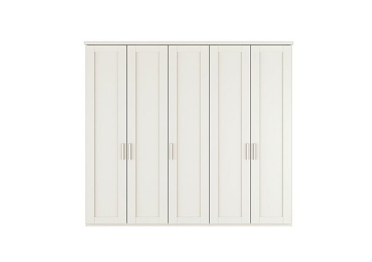 Wiemann - Kempton 5 Door Hinged Wardrobe - White