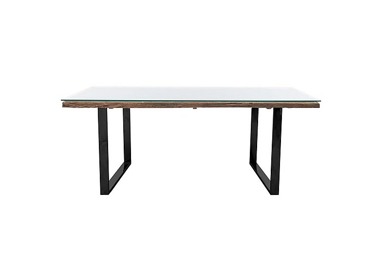 Noir Dining Table with U-Leg Base - 180-cm