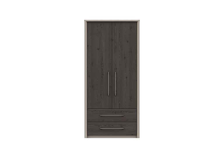 London Bedrooms  Paddington 2 Door 2 Drawer Wardrobe  Anthracite | Bed Sava
