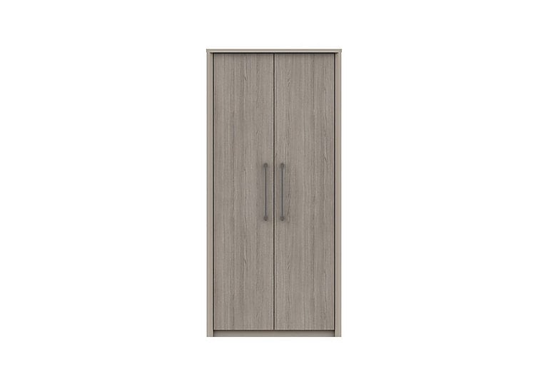 London Bedrooms  Paddington 2 Door Wardrobe  Grey Oak | Bed Sava