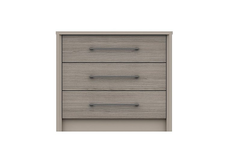 London Bedrooms - Paddington 3 Drawer Chest - Grey Oak