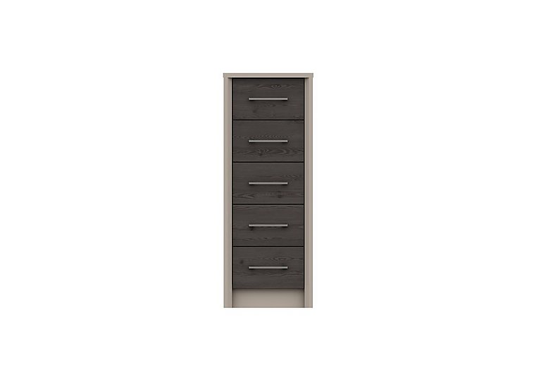 London Bedrooms - Paddington 5 Drawer Narrow Chest - Fired Earth