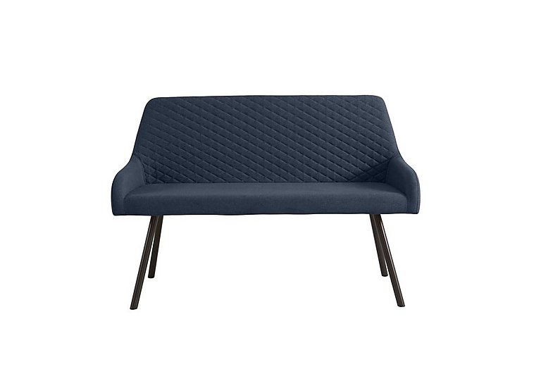 Rocket High Back Dining Bench - Mineral Blue
